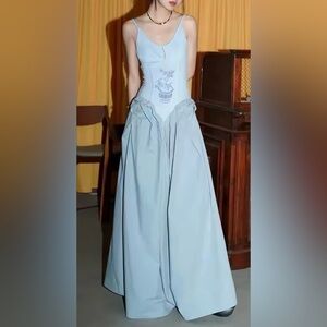 NWT Light Blue Summer Maxi Dress size
S (fits like XS)